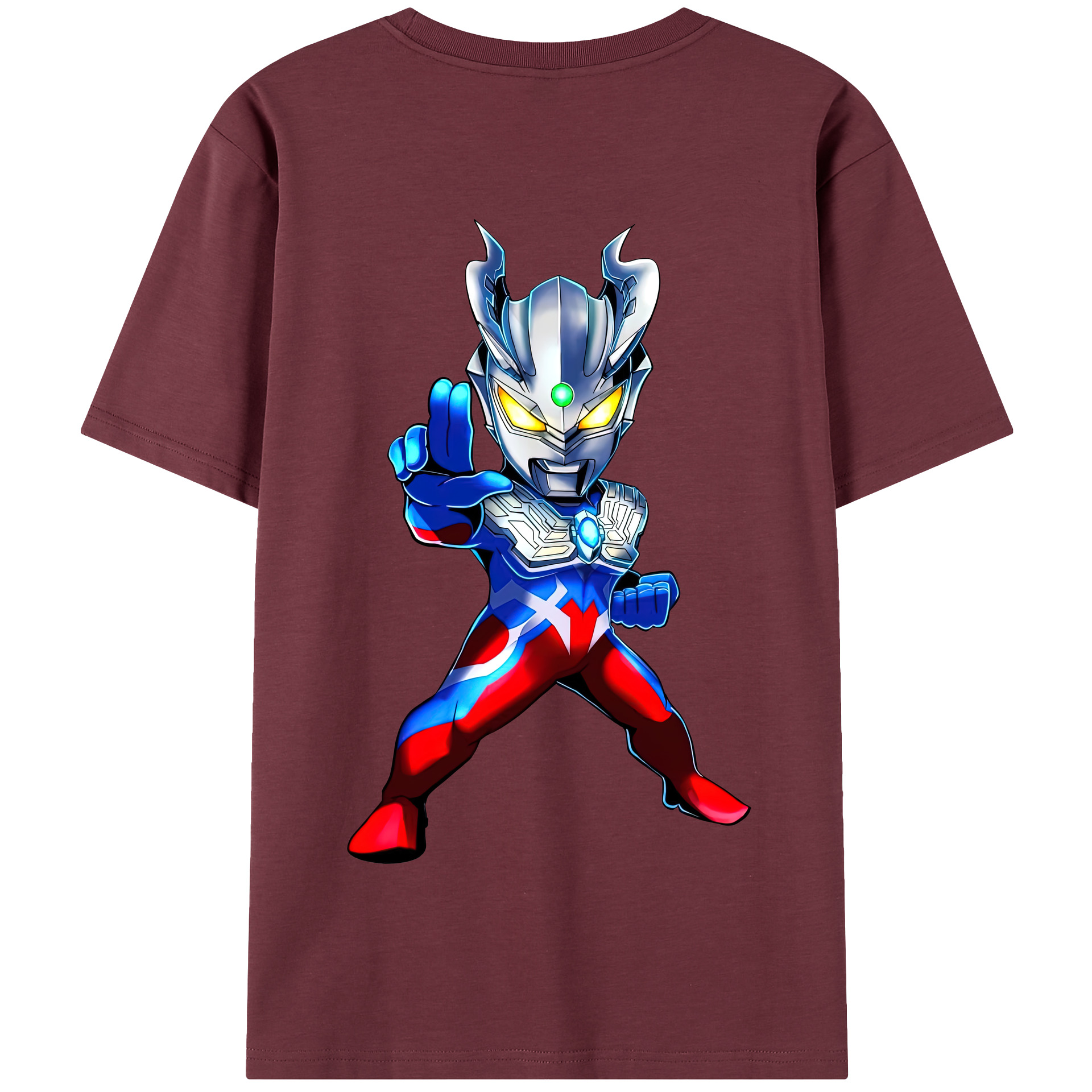 （画像用） ウルトラマン Ultraman 綿100％半袖Tシャツ（背面プリント）